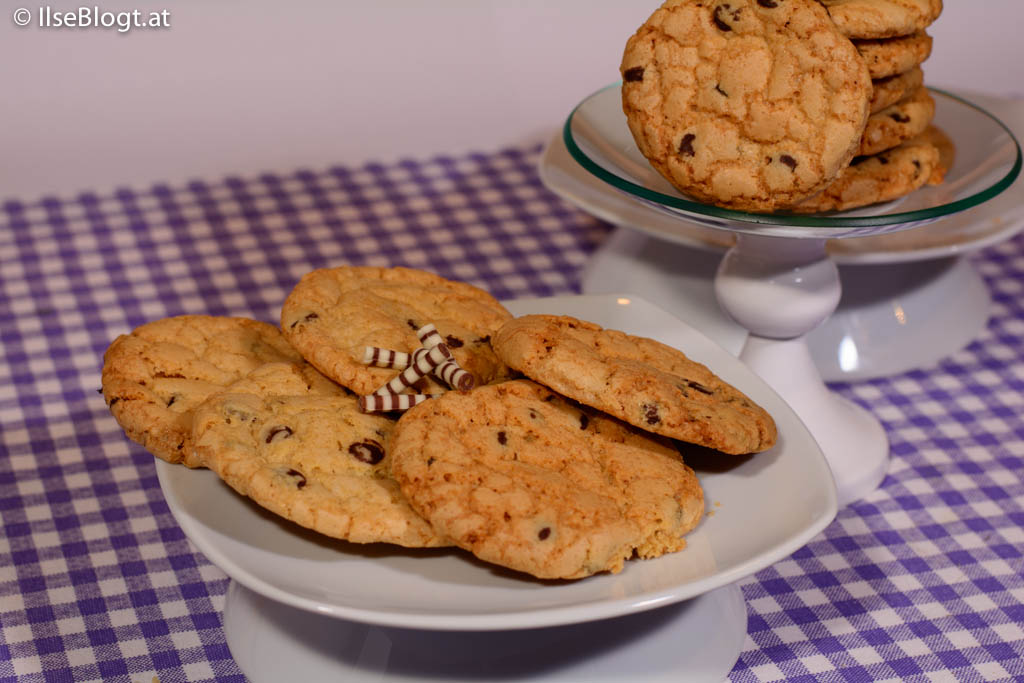 Amerikanische Cookies mit Schokotropfen Rezept - Ilse Blogt