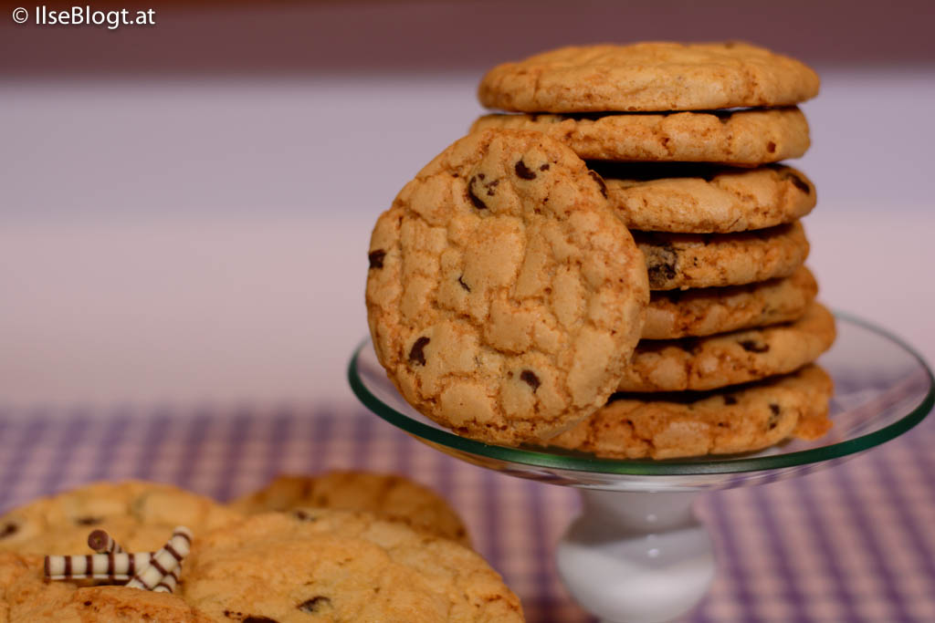 Amerikanische Cookies mit Schokotropfen Rezept - Ilse Blogt