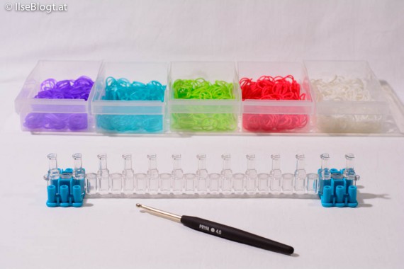 Drachenschuppen Armband Rainbow Loom Ilse Blogt