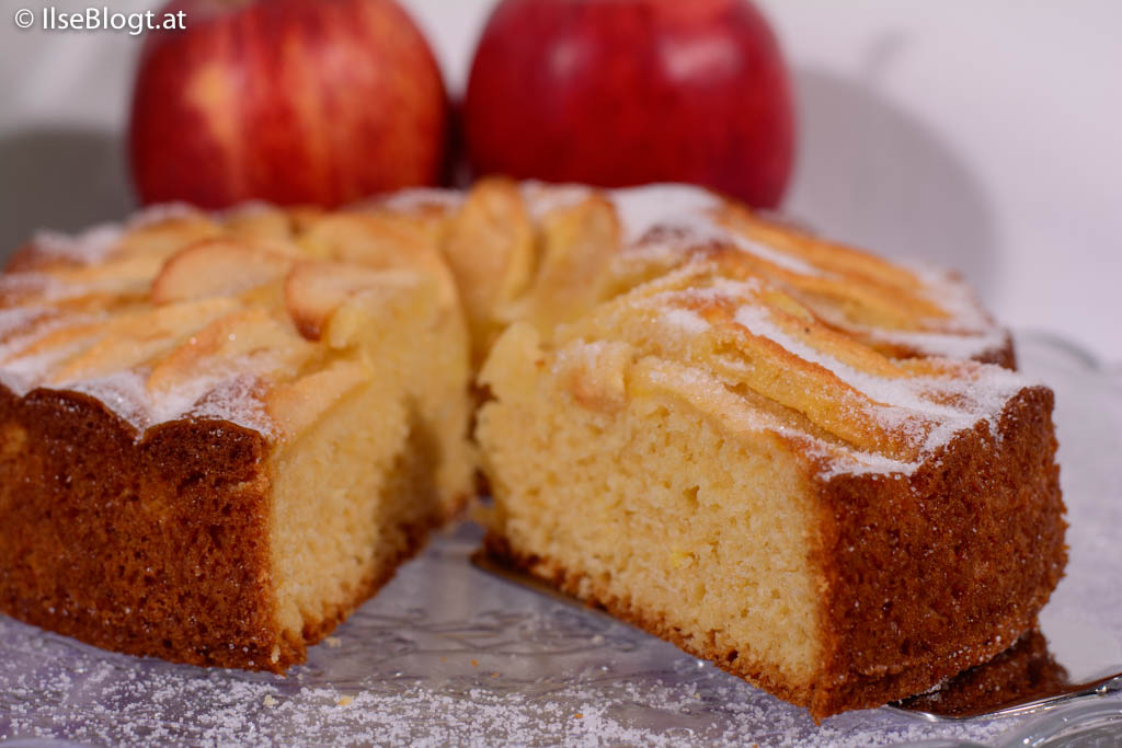 Apfelkuchen mit dem Hermann-Teig - Ilse Blogt